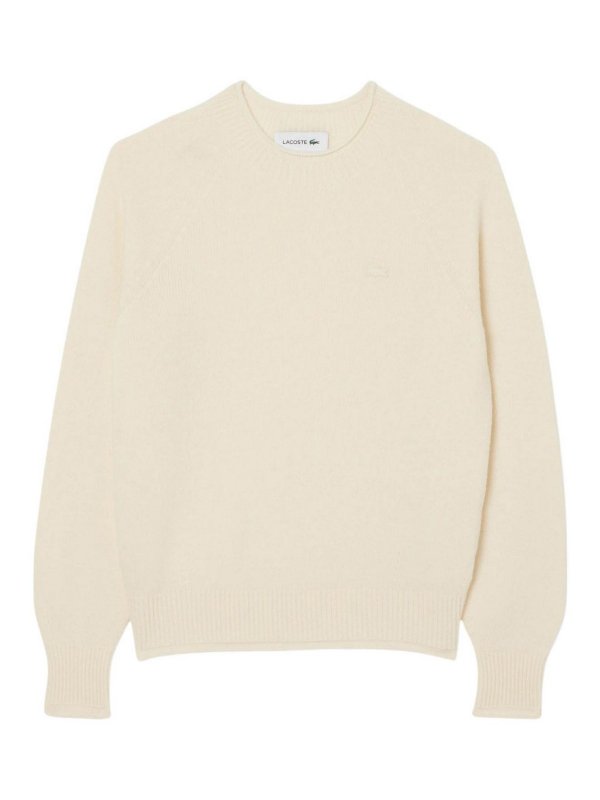 LACOSTE: スウェット＆セーター - スウェットシャツ/セーター - ベージュ