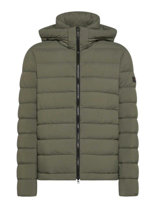 PEUTEREY: ダウン・ハイテクジャケット - ダウンジャケット - 緑