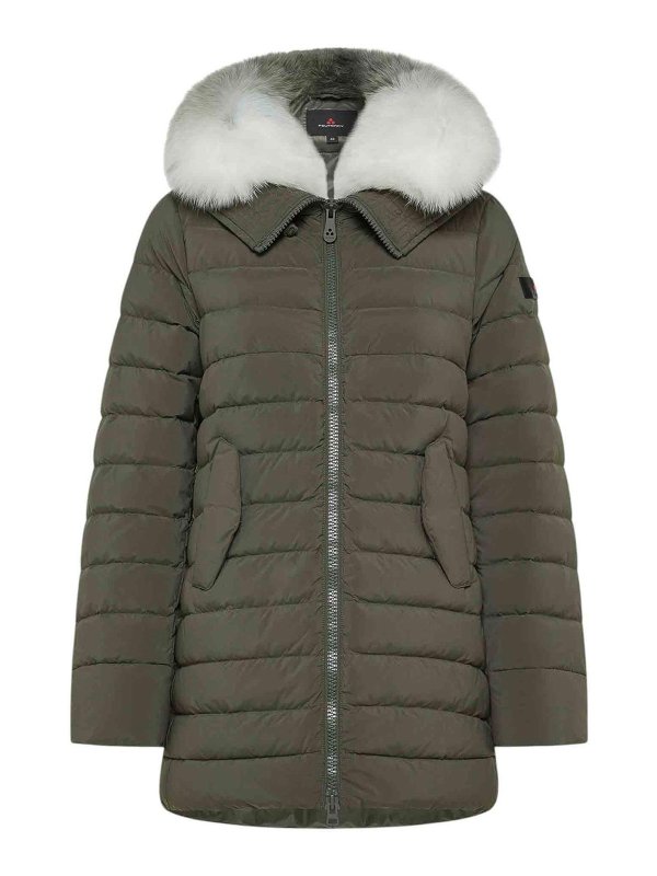 PEUTEREY: ダウン・ハイテクジャケット - ダウンジャケット - 緑