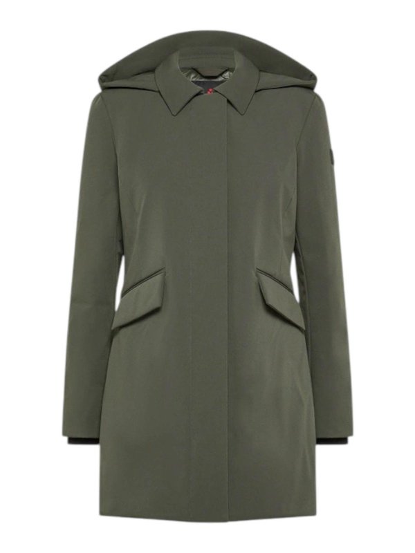 PEUTEREY: ダウン・ハイテクジャケット - ダウンジャケット - 緑