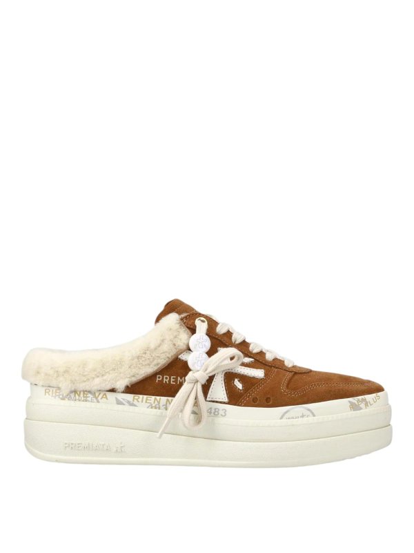 PREMIATA: Chaussures de sport - Baskets - Beige