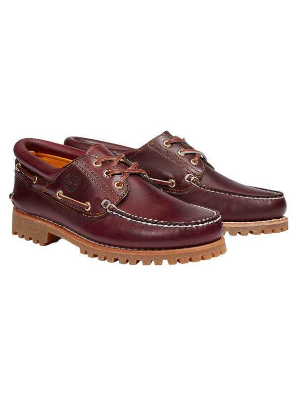 The Best Shops TIMBERLAND: レースアップシューズ - 編み上げ靴 - ダークレッド