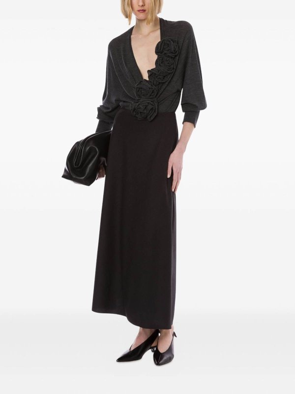 The Best Shops ALBERTA FERRETTI: Knielange und Midi Röcke - Midirock - Grau