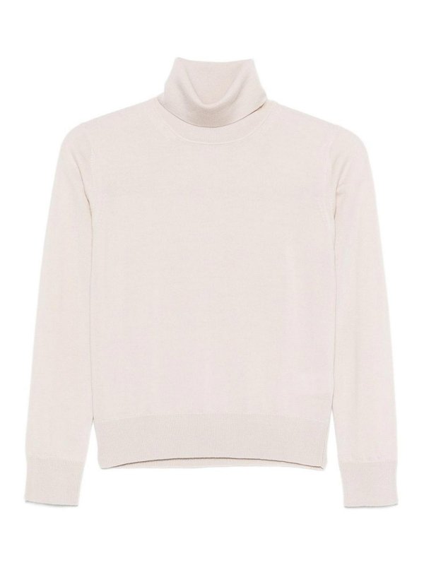 ALPHA STUDIO: Col roulé & Col polo - Pull Col Roulé - Blanc