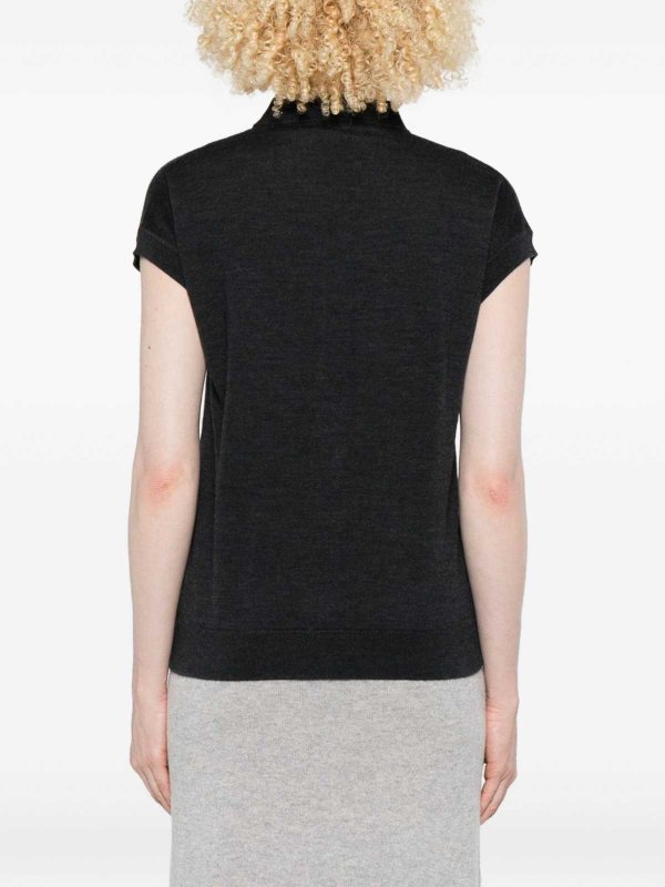 The Best Shops ALPHA STUDIO: maglieria gilet - Giubbotto con i pulsanti