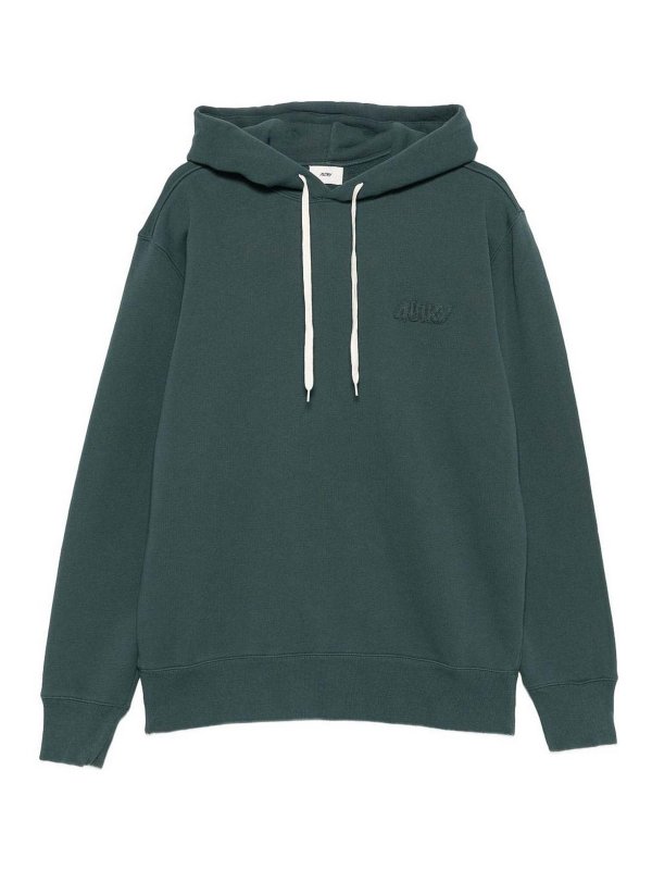 AUTRY: Sweatshirts & Sweaters - Cotton Hoodie With Logo