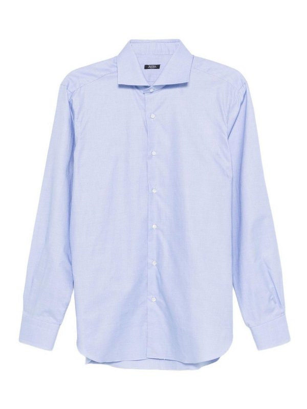 BARBA: Chemises - Chemise - Bleu Clair