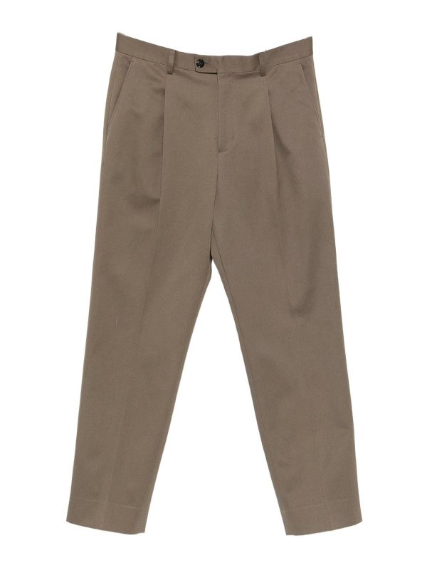 BEABLE: カジュアルトラウザー - カジュアルパンツ - ブラウン