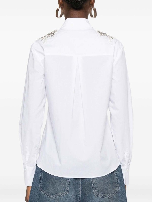 シャツ - 白 shop online: BLUGIRL