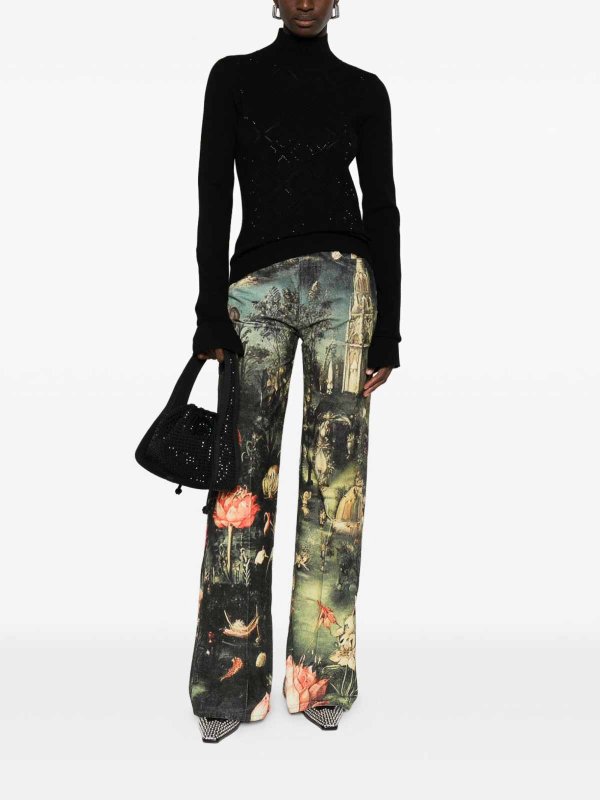 BLUGIRL: Turtlenecks & Polo necks online - Geometric Turtleneck Sweater