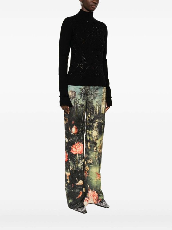 The Best Shops BLUGIRL: Turtlenecks & Polo necks - Geometric Turtleneck Sweater