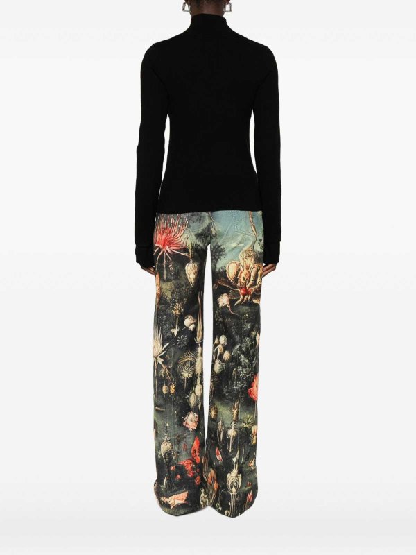 Geometric Turtleneck Sweater shop online: BLUGIRL