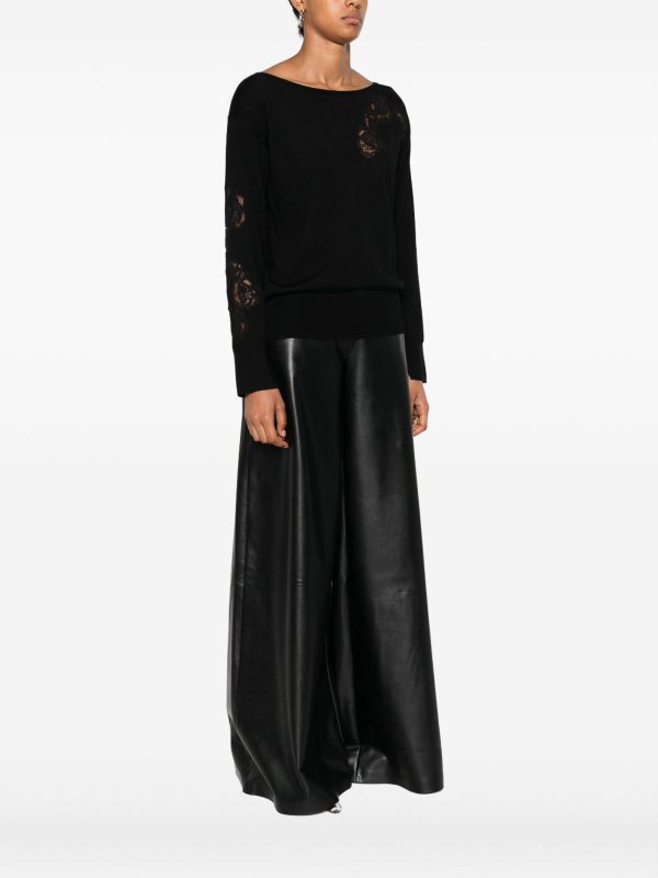 The Best Shops BLUGIRL: crew necks - Sweater With Lace Decoration