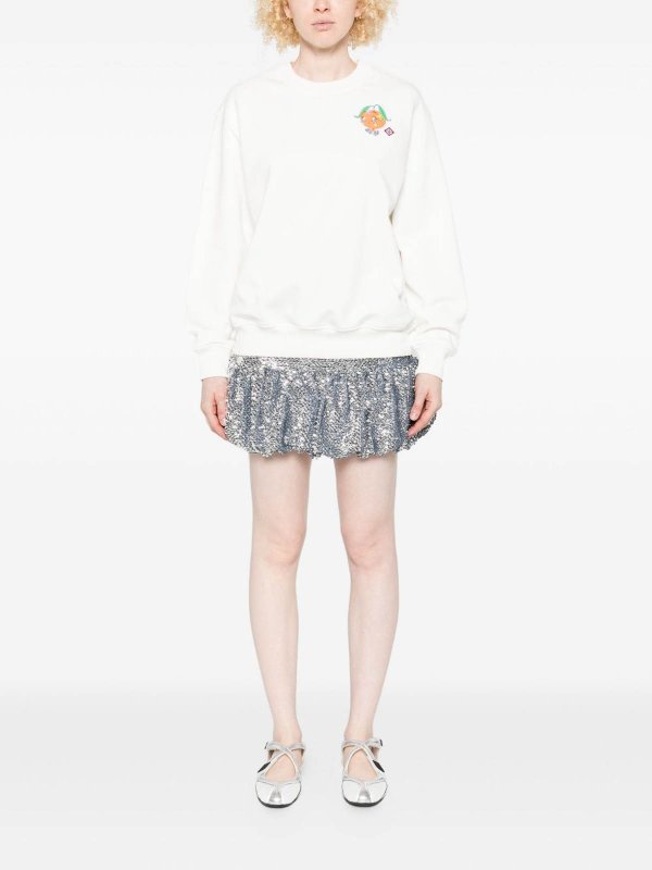 CASABLANCA: クルーネック online - クルーネック - オレンジ