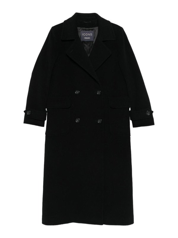 CINZIA ROCCA: cappotti corti - Cappotto a doppio petto