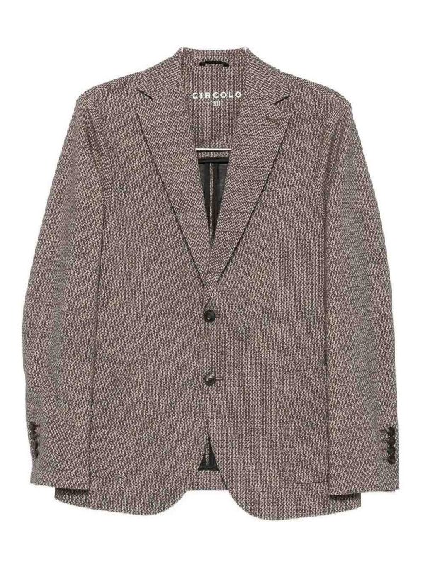CIRCOLO 1901: Chaquetas casual - Chaqueta Casual - Marrón