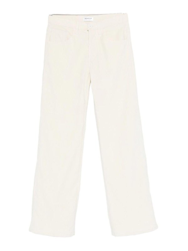 DONDUP: Jeans évasés - Jean Bootcut - Blanc