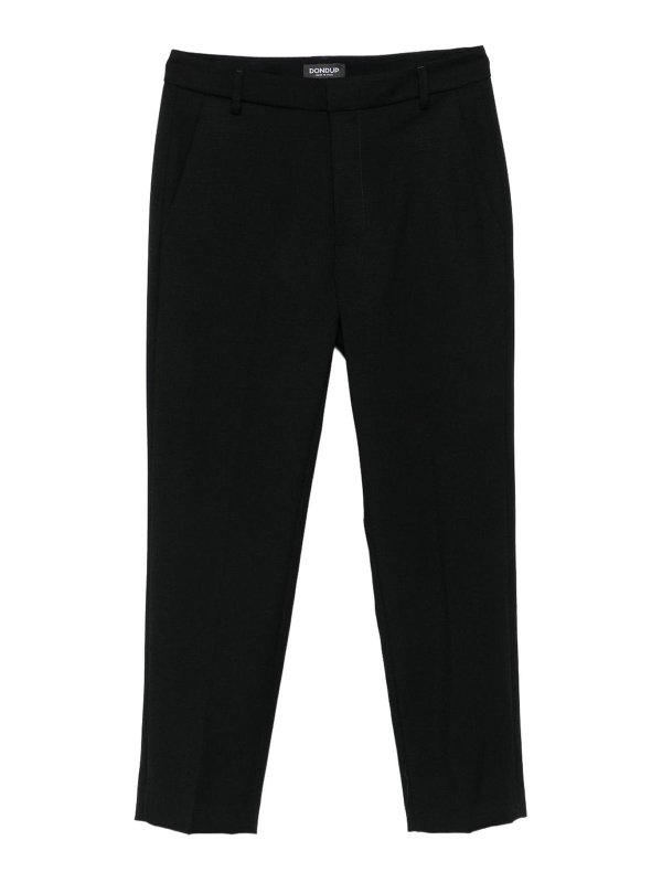 DONDUP: Pantalones casual - Pantalón Casual - Negro