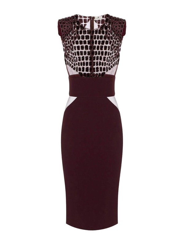 ELISABETTA FRANCHI: knee length dresses - Dress