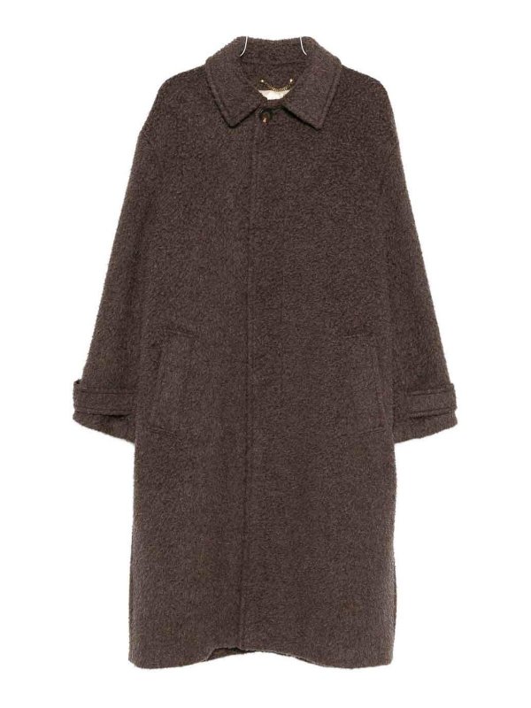 GOLDEN GOOSE: ショートコート - ショートコート - ブラウン