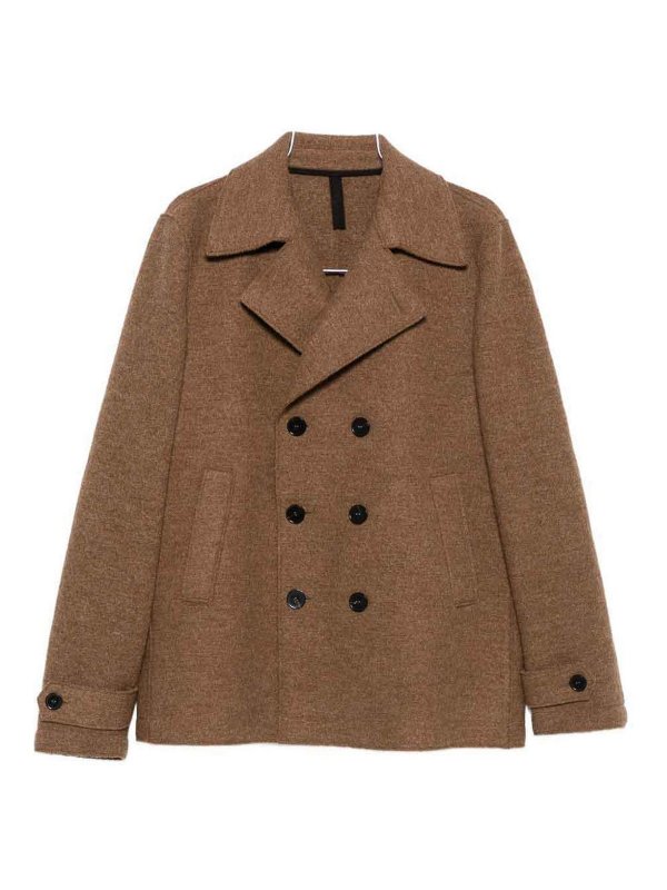 HARRIS WHARF LONDON: ショートコート - ショートコート - ブラウン