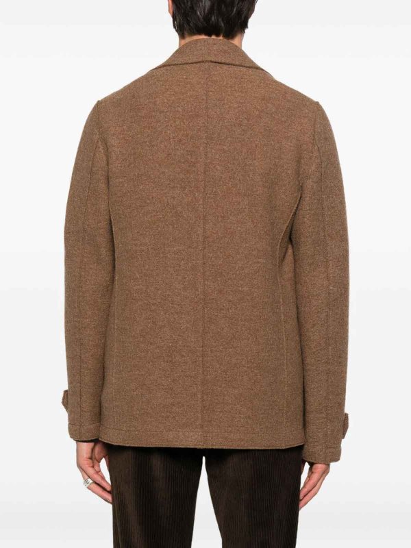 HARRIS WHARF LONDON: ショートコート online - ショートコート - ブラウン