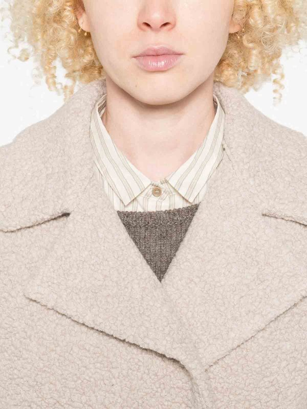 Manteau Court - Beige shop online: HARRIS WHARF LONDON