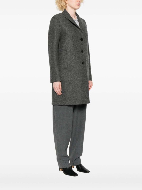 HARRIS WHARF LONDON: Manteaux courts online - Manteau Court - Gris