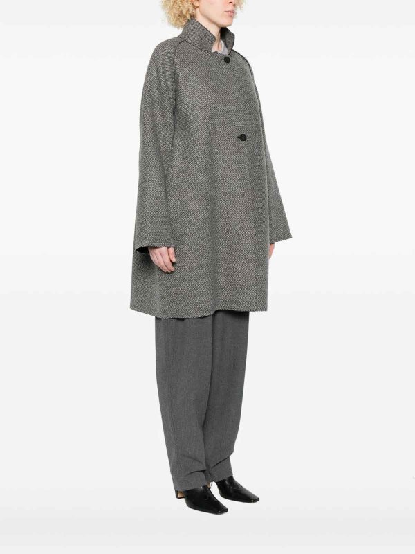 Manteau Court - Blanc shop online: HARRIS WHARF LONDON