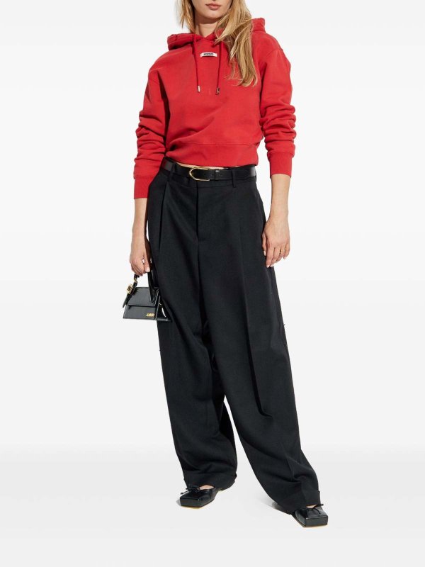 The Best Shops JACQUEMUS: Sweatshirts und Pullover - Sweatshirt - Rot