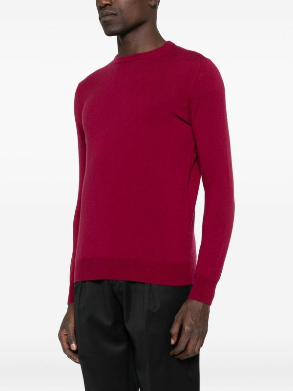 Kangra Cashmere buy online クルーネック - 紫