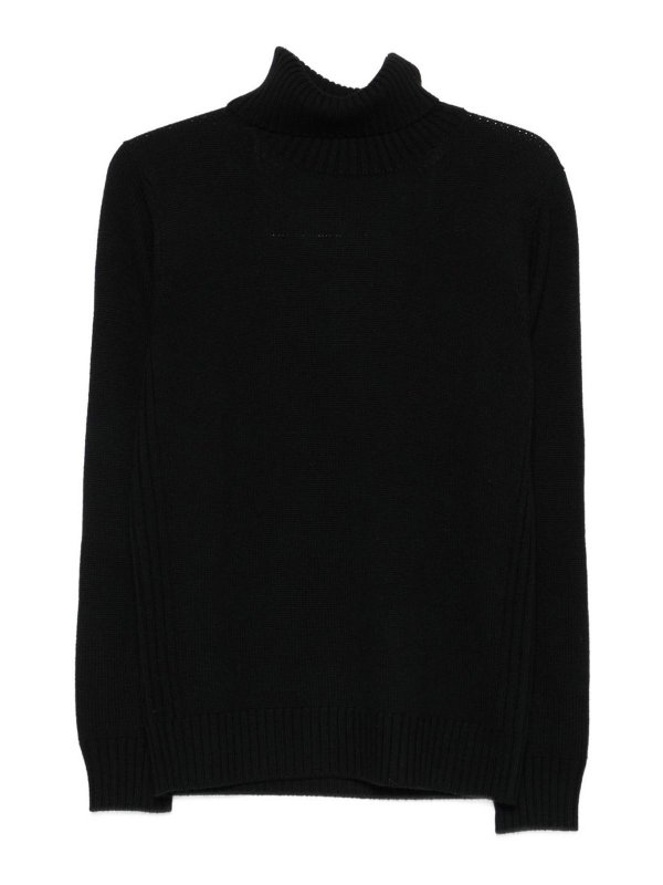 Kangra Cashmere: クルーネック - クルーネック - 黒