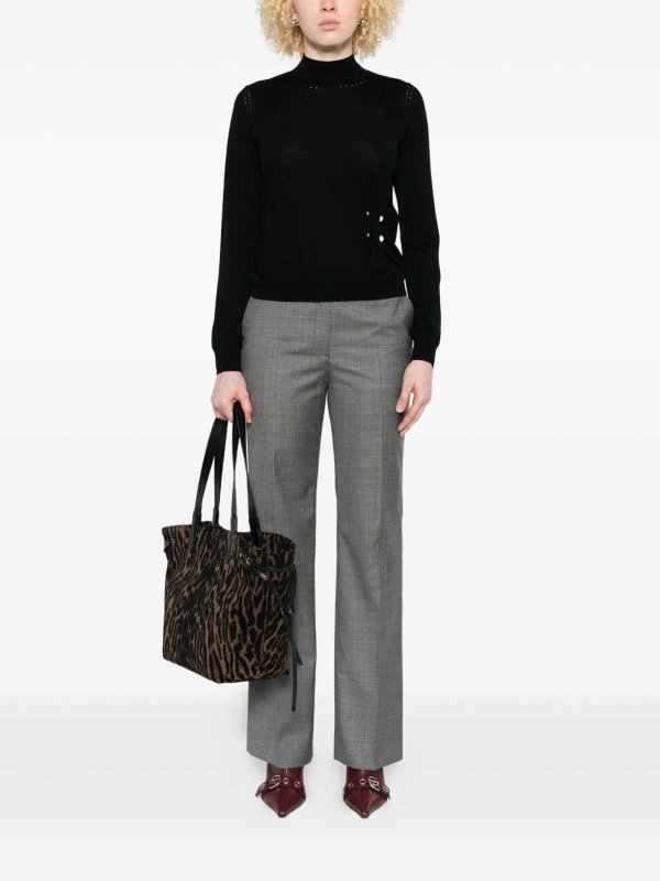 The Best Shops Liu Jo: crew necks - Wool Turtleneck Sweater