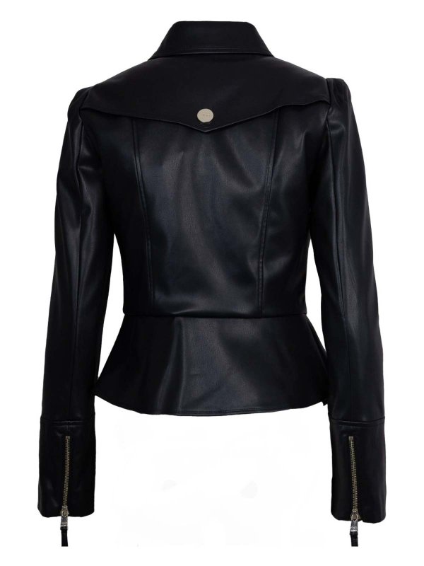 The Best Shops Liu Jo: leather jacket - Faux Leather Jacket
