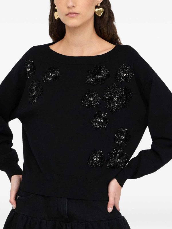 Sweater With Rhinestones shop online: Liu Jo