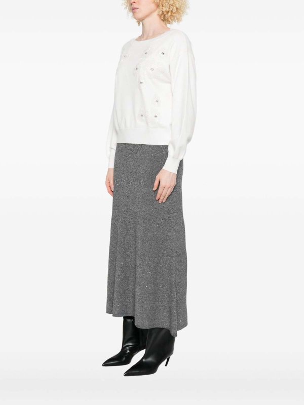 The Best Shops Liu Jo: クルーネック - クルーネック - 白