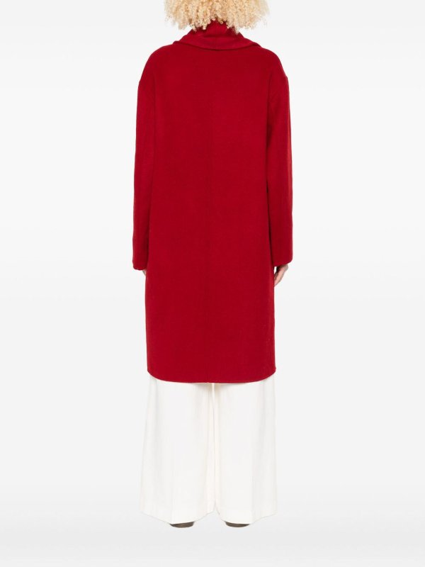 The Best Shops Liu Jo: Manteau Court - Rouge