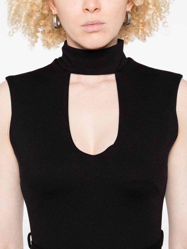 Liu Jo: Knielange Kleider online - Knielanges Kleid - Schwarz