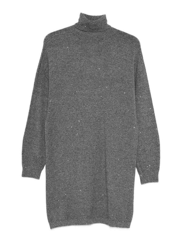 Liu Jo: Vestidos media pierna - Vestido Midi - Gris