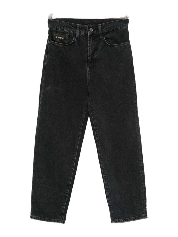 Liu Jo: Jeans évasés - Jean Bootcut - Noir