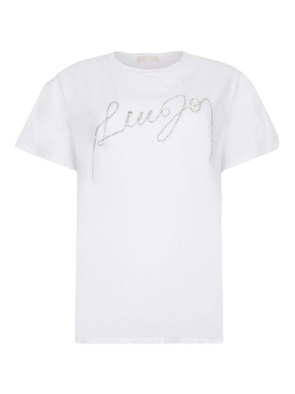 Liu Jo: maglia collo rotondo - T-shirt a collo dell