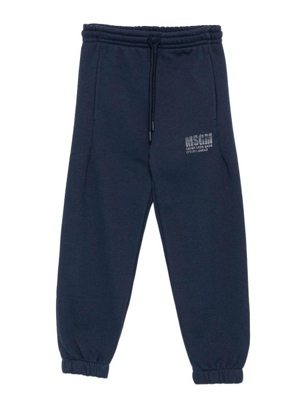 m.s.g.m.: tracksuit bottoms - Ttracksuit Bottoms  With Logo