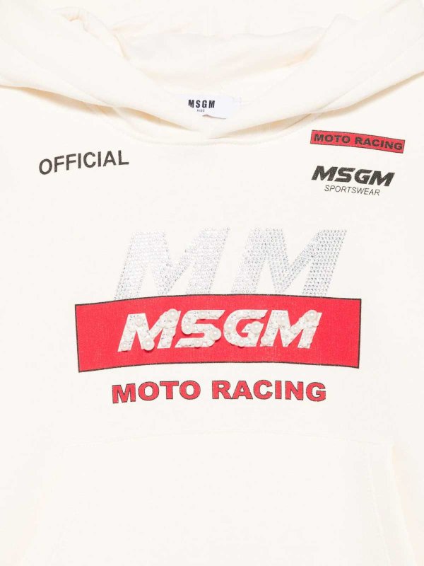 The Best Shops m.s.g.m.: Sweatshirts & Sweaters - Cotton Hoodie With Print