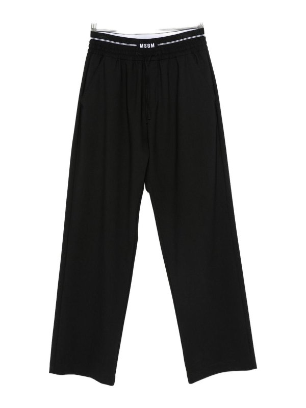 m.s.g.m.: casual trousers - Pants