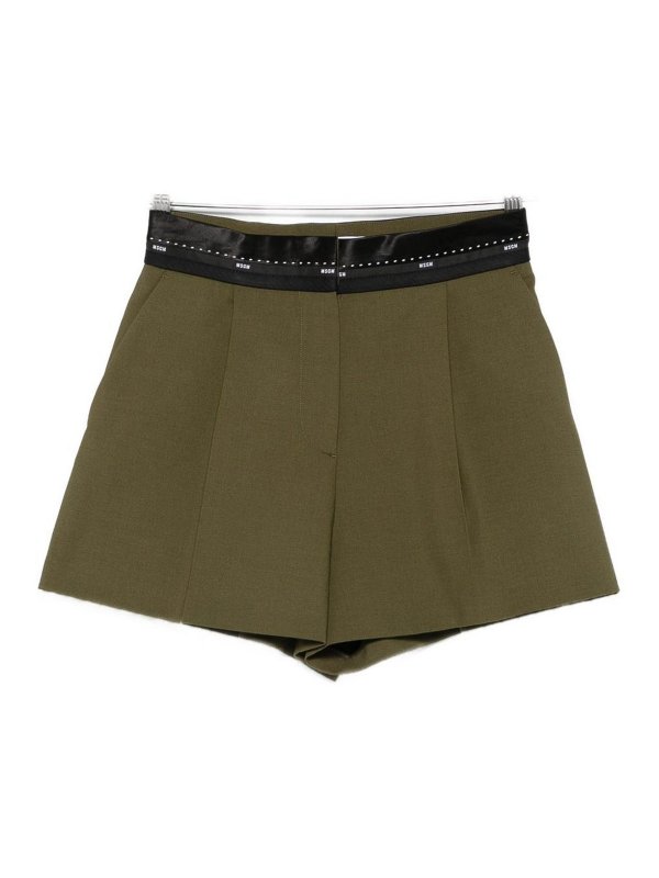 m.s.g.m.: Casual Hosen - Casual Hose - Grün