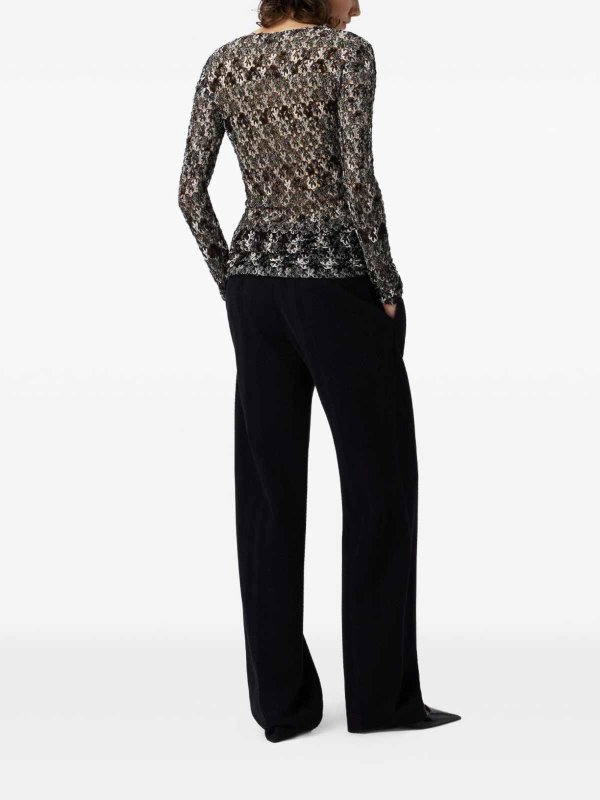 クルーネック - ブラウン shop online: MISSONI