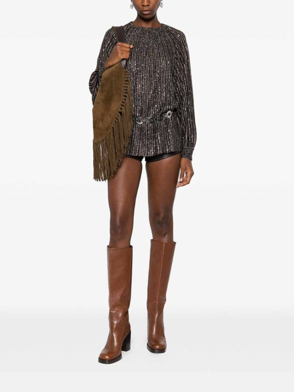 Lurex Striped Blouse shop online: MISSONI