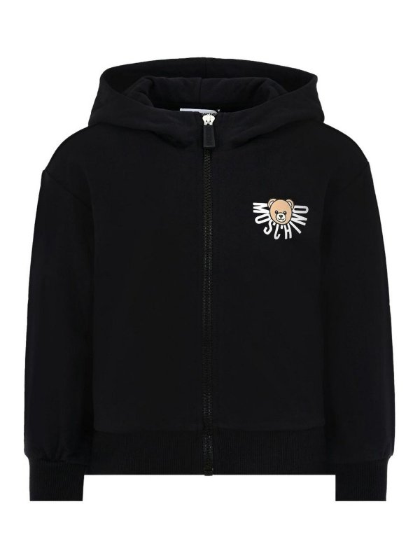 MOSCHINO: Felpe e maglie - Felpa di cotone con logo