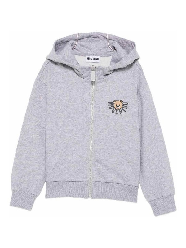 MOSCHINO: Sudaderas y suéteres - Sudadera - Gris