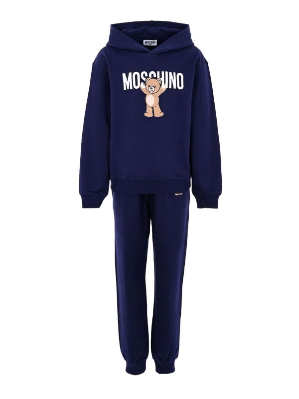 MOSCHINO: tracksuit bottoms - Cotton Tracksuit With Logo
